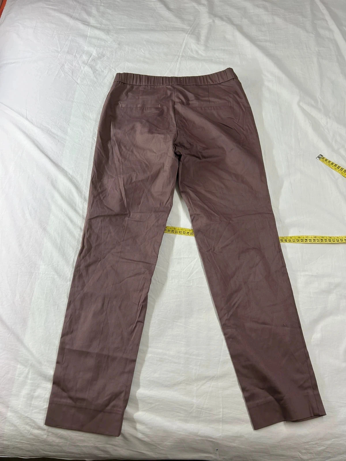 Beige brown slim fit pants les petites paris – photo 12